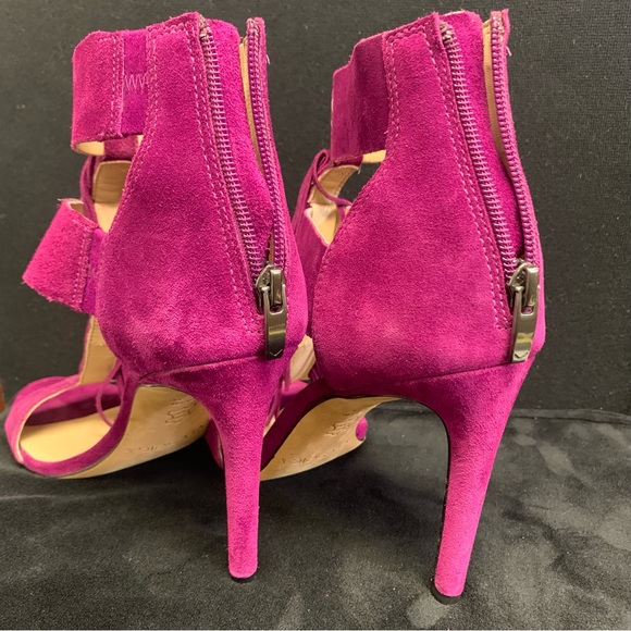 Via Spiga Eilish Fringe T Strap High Heel Sandals size 8M - Picture 5 of 7